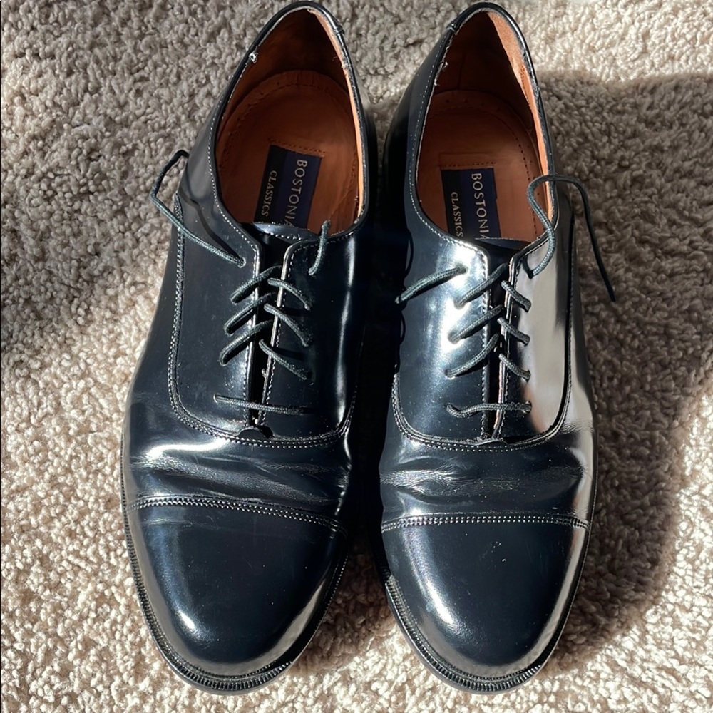 Bostonian Black Leather Men's Shoes